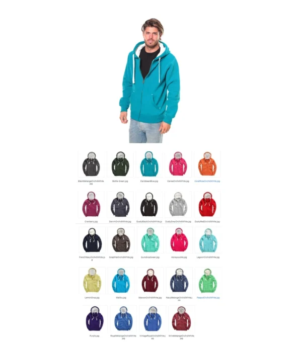 W81PF Cottonridge Peach Finish Zip Hoodie